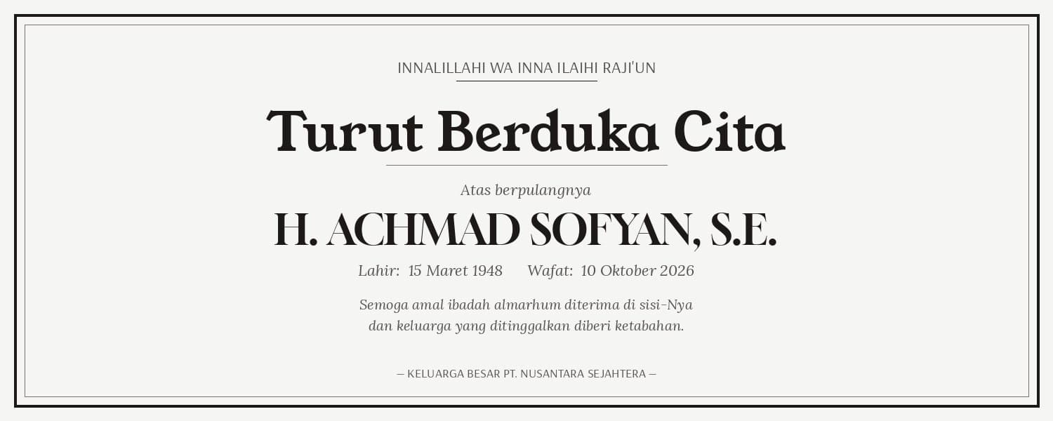 Spanduk Turut Berduka Cita — preview 1